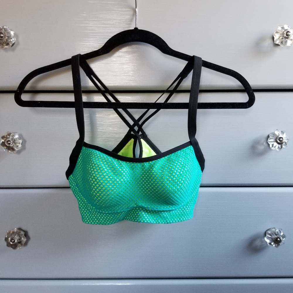 VSX Sport | Neon Mesh Sports Bra - Picture 1 of 2